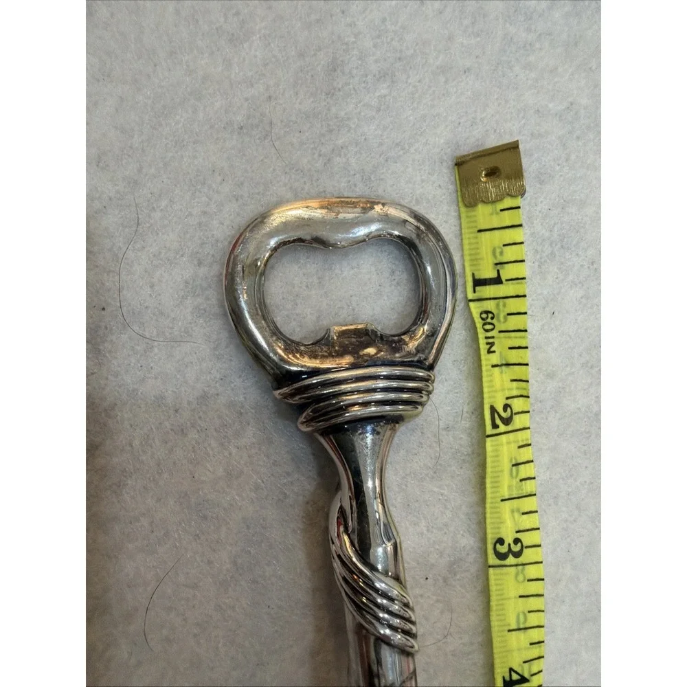 Neiman‎ Marcus's Silver Plated Jingle Bell Bottle Opener 6.5